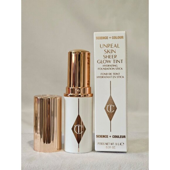 Charlotte Tilbury Unreal Skin Sheer Glow Tint Hydrating Foundation Stick - Picture 1 of 2